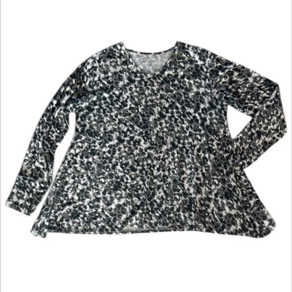 Coolibar UPF 50+ long sleeve patterned tee shirt size XL